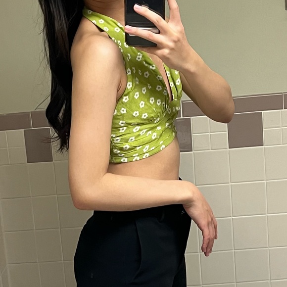 Garage Floral Halter Top - Picture 3 of 4